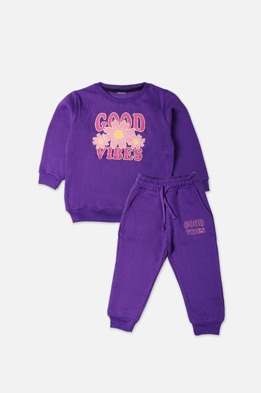 Good Vibes Girl's Track Suit
