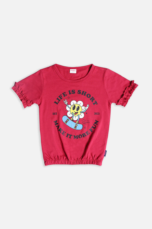GIRLS MAKE IT MORE FUN TOP