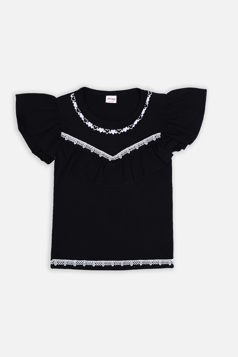 Summer - Girl's Lace Top - Girl Top -  juniperkidz-5345.myshopify.com