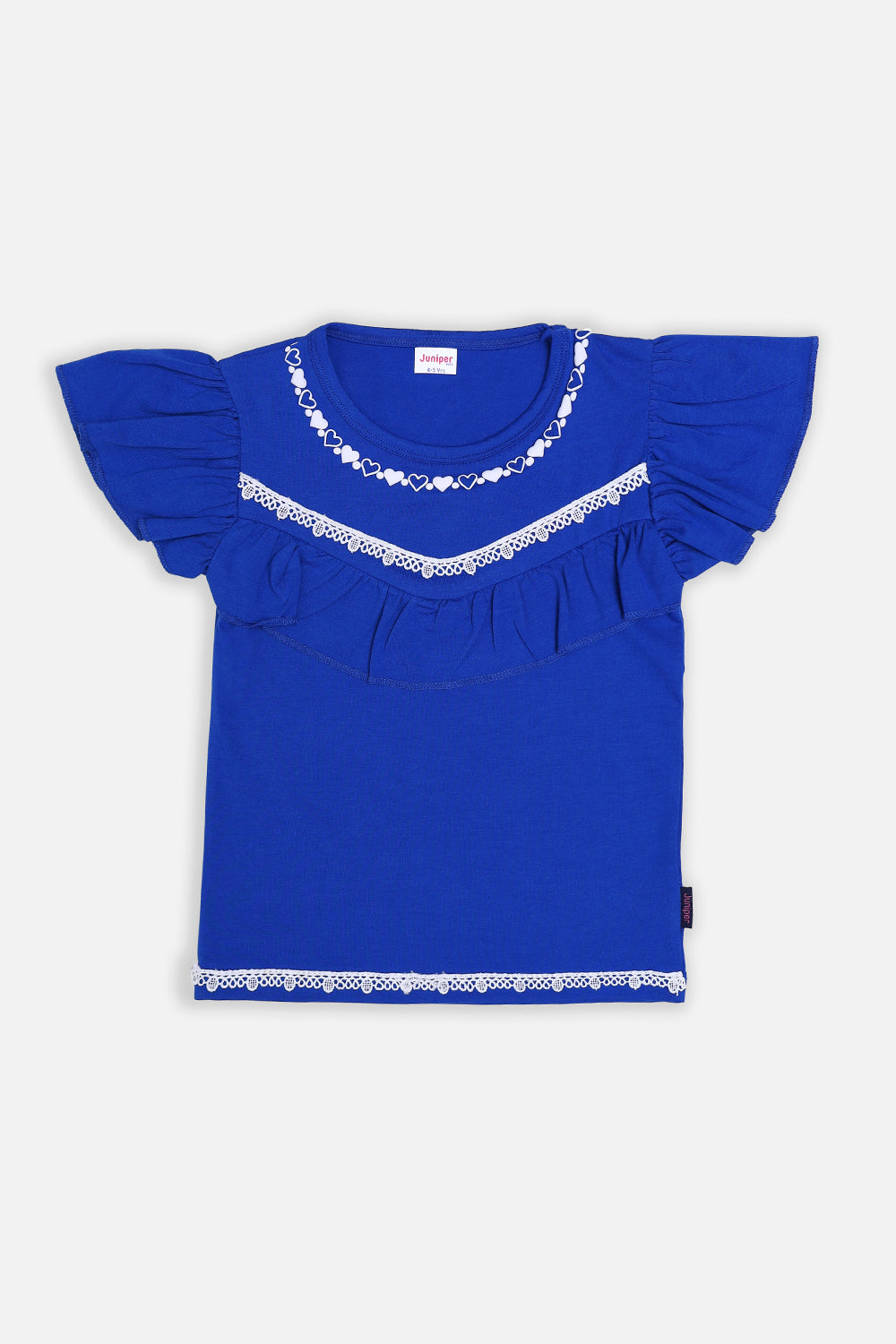 Summer - Girl's Lace Top - Girl Top -  juniperkidz-5345.myshopify.com