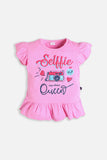 Girl's Top - Selffie Queen - Girl Top -  juniperkidz-5345.myshopify.com