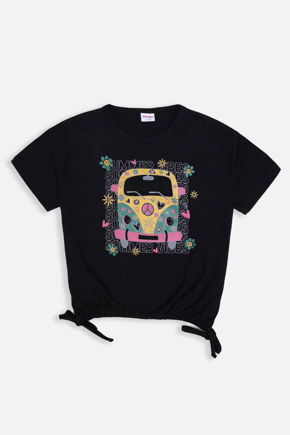 Summer - Girl's Top - Vibes Van - Girl Top -  juniperkidz-5345.myshopify.com