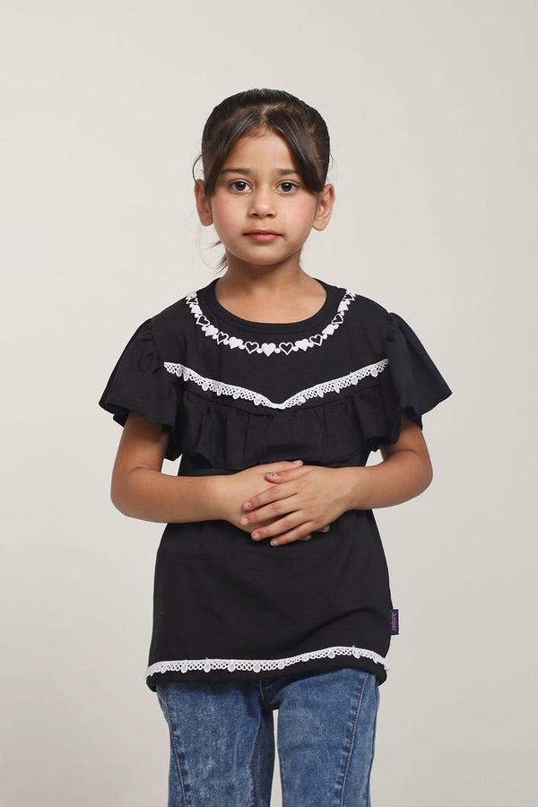 GIRL'S LACE TOP