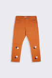 Girl's Twill Pent Emb. - Cherry - Girl Pant -  juniperkidz-5345.myshopify.com