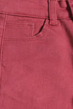 Girl's Twill Pent Emb. - Cherry - Girl Pant -  juniperkidz-5345.myshopify.com