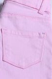 Girl's Twill Pent Emb. - Cherry - Girl Pant -  juniperkidz-5345.myshopify.com