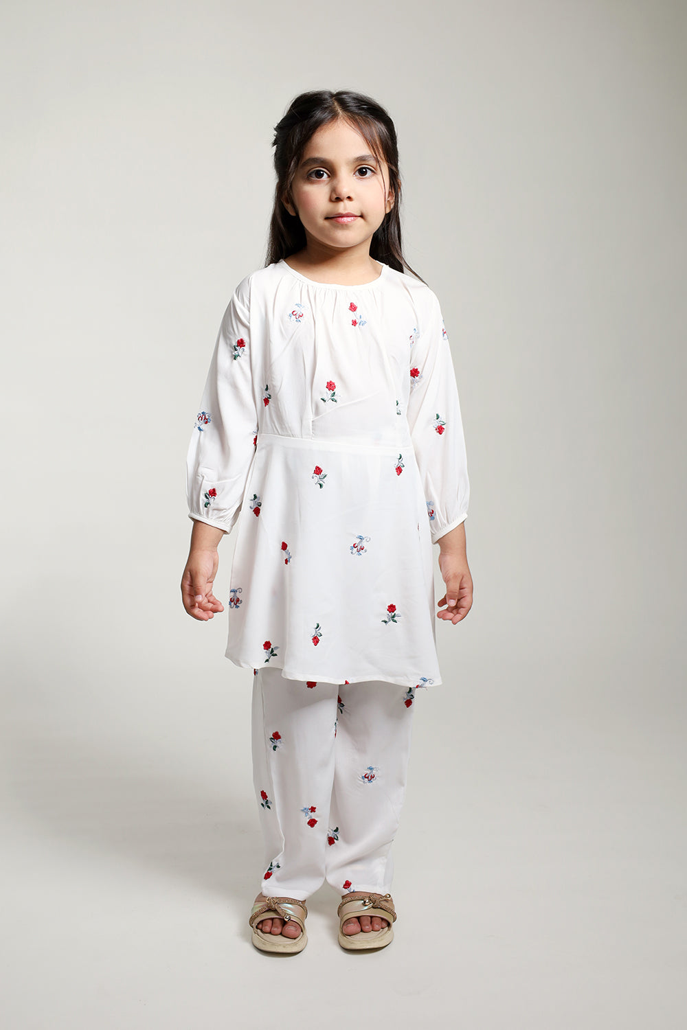 White Girls Eastern Shalwaar Kameez