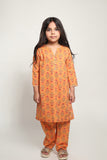 Orange Girls Eastern Shalwaar Kameez