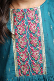 Teal Girls Eastern Shalwaar Kameez