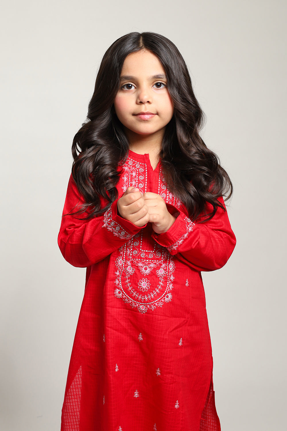 Red Girls Eastern Shalwaar Kameez