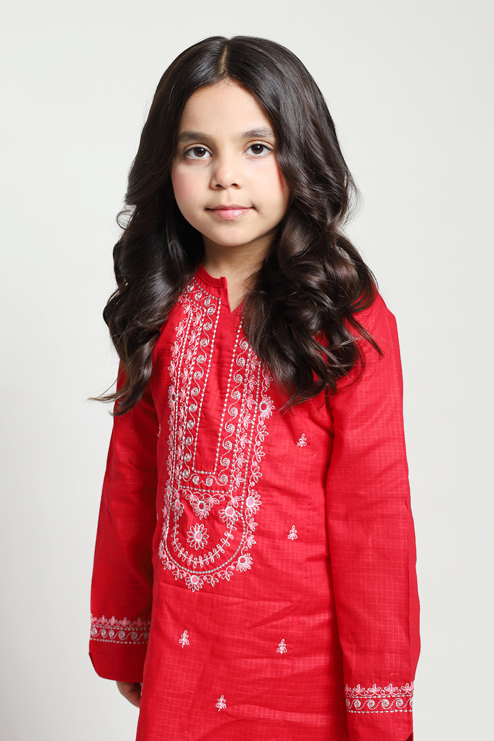 Red Girls Eastern Shalwaar Kameez