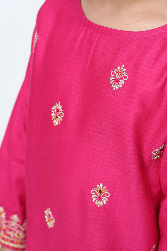 Pink Girls Eastern Shalwaar Kameez - Girls Eastern -  juniperkidz-5345.myshopify.com