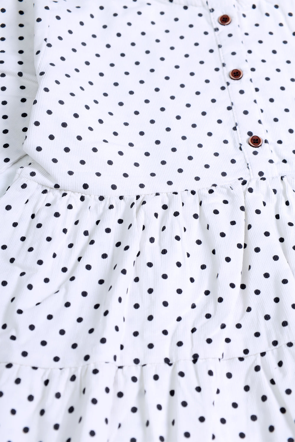 Girl's Top - Black Dot - Girl Frock -  juniperkidz-5345.myshopify.com