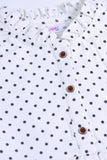 Girl's Top - Black Dot - Girl Frock -  juniperkidz-5345.myshopify.com