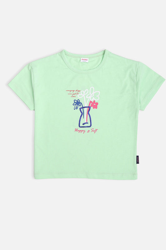 GIRL'S T-SHIRT - HAPPY & SOFT