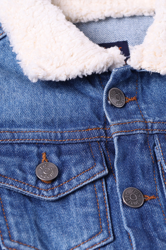 BOY'S DENIM JACKET F/SLV.