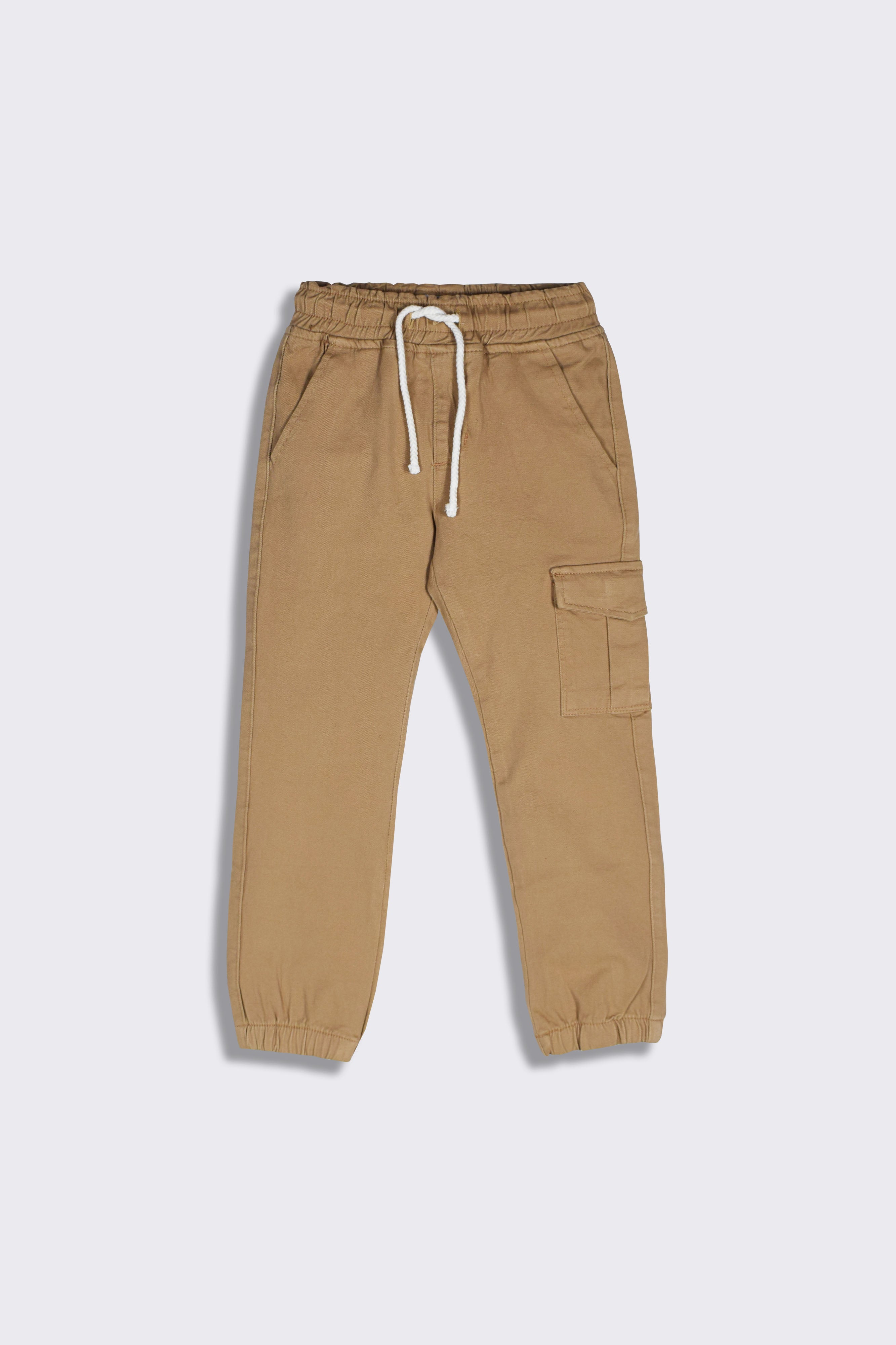 Boys Cotton Trouser - Camel - Boy Trouser -  juniperkidz-5345.myshopify.com