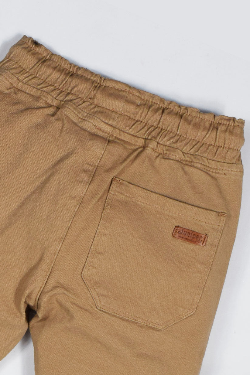 Boys Cotton Trouser - Camel - Boy Trouser -  juniperkidz-5345.myshopify.com