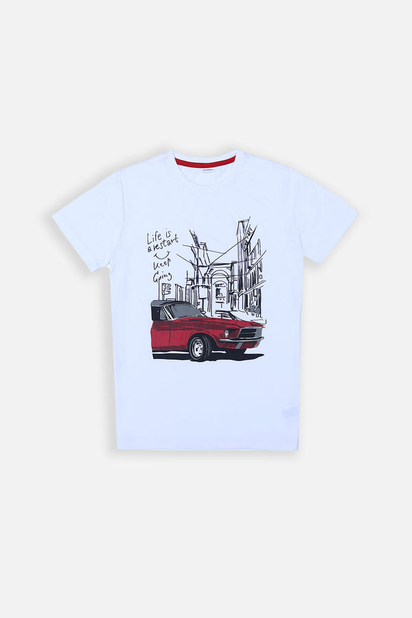 VINTAGE CAR GRAPHIC T-SHIRT