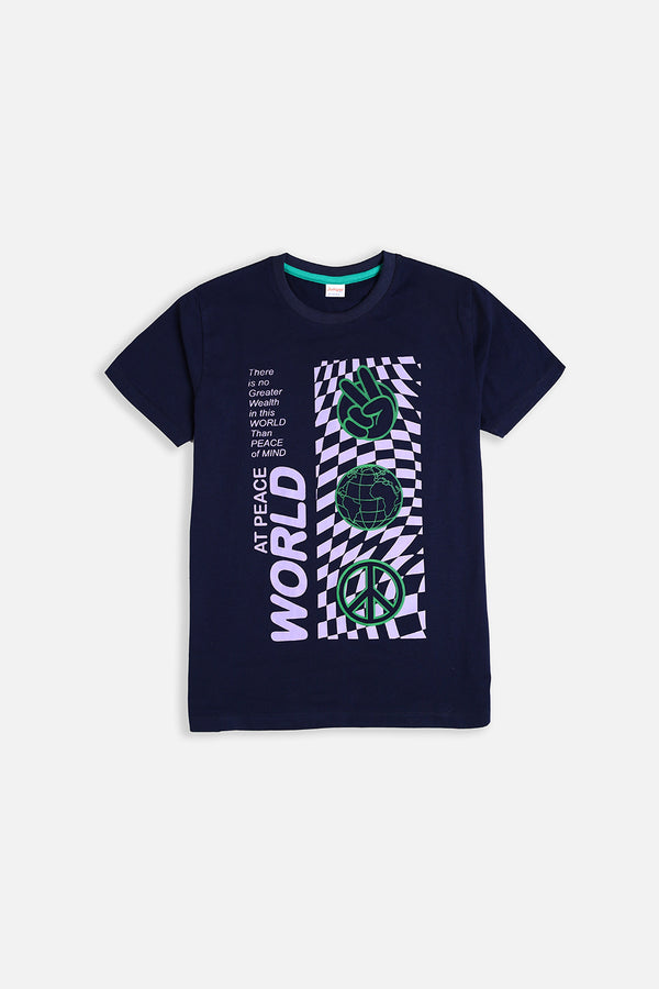 WORLD AT PEACE GRAPHIC T-SHIRT