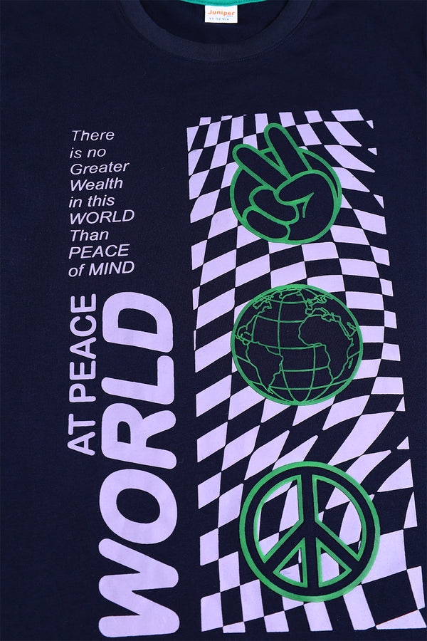 WORLD AT PEACE GRAPHIC T-SHIRT
