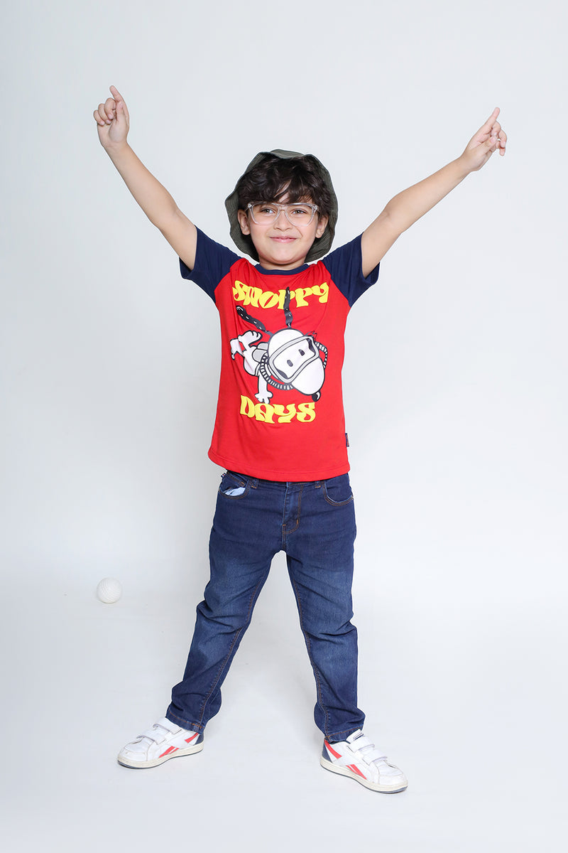 SNOOPY DAYS GRAPHIC T-SHIRT