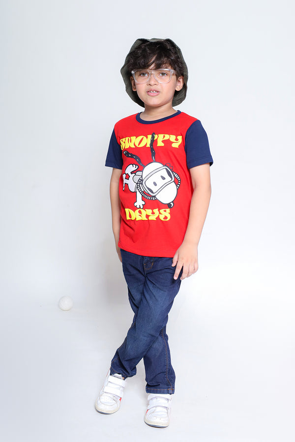 SNOOPY DAYS GRAPHIC T-SHIRT