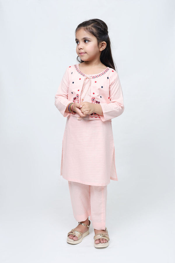 LIGHT PINK GIRLS EASTERN SHALWAAR KAMEEZ