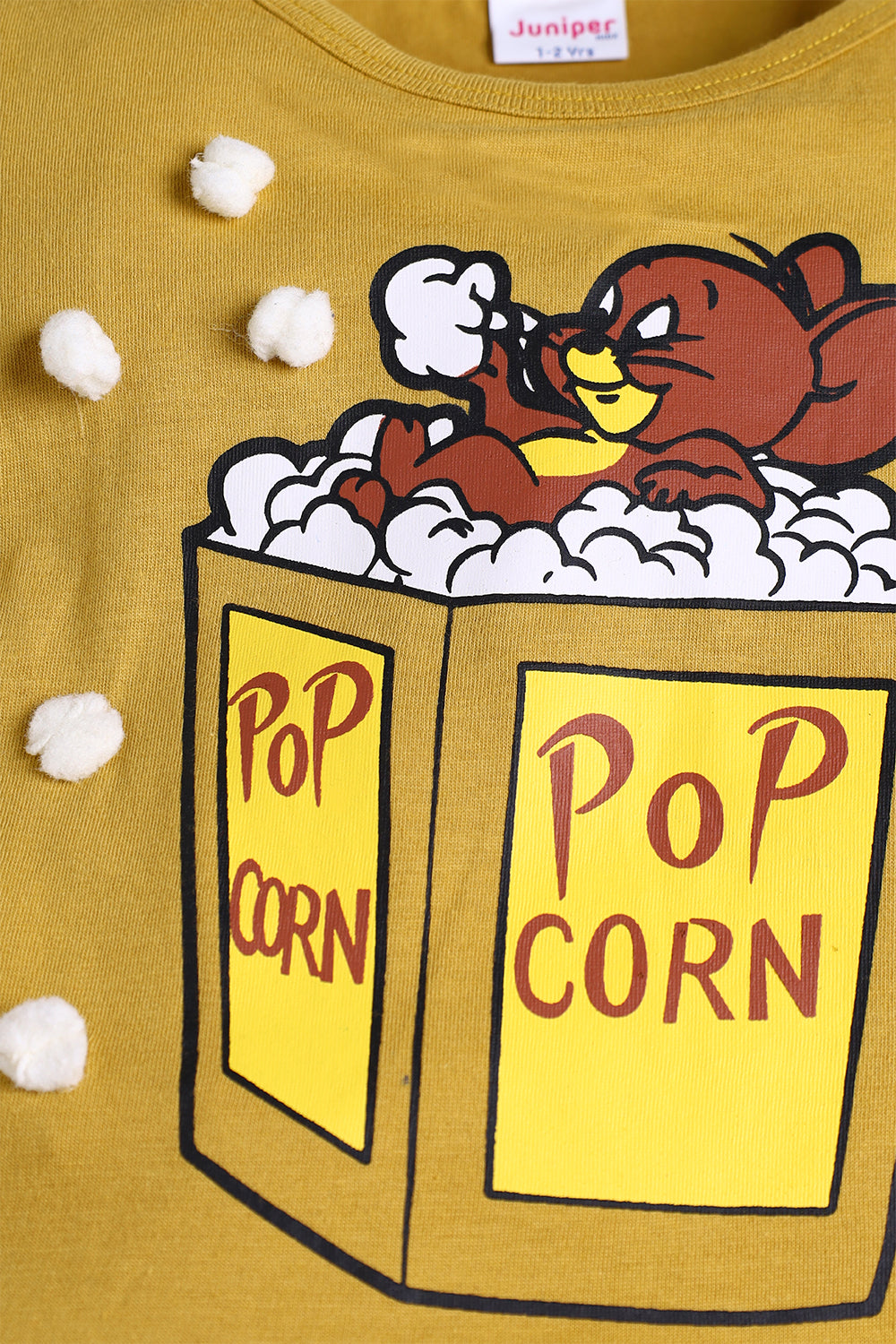 Pop Corn Jerry - Girl Top -  juniperkidz-5345.myshopify.com