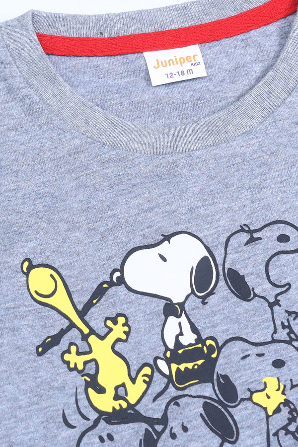 SNOOPY LOVER PRINTED T-SHIRT