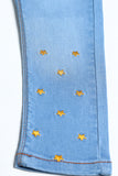 Denim Pant - Star - Girl Pant -  juniperkidz-5345.myshopify.com