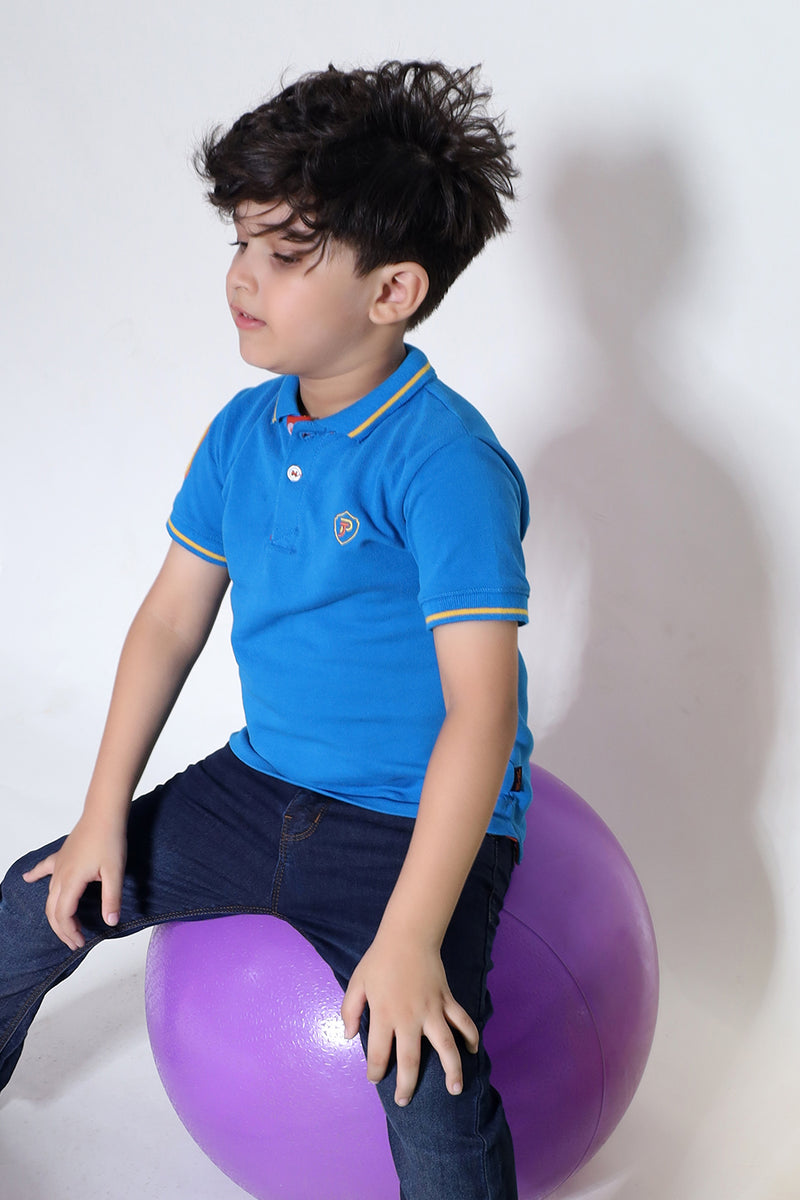 PLAIN COLOR POLO SHIRT