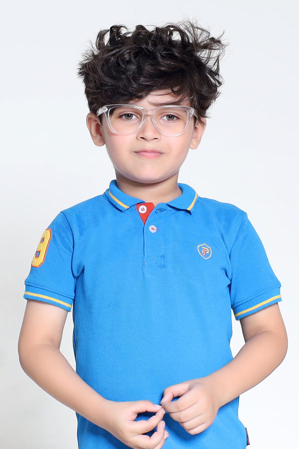 PLAIN COLOR POLO SHIRT