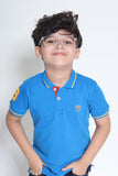 Blue Polo Shirt Short Sleeve