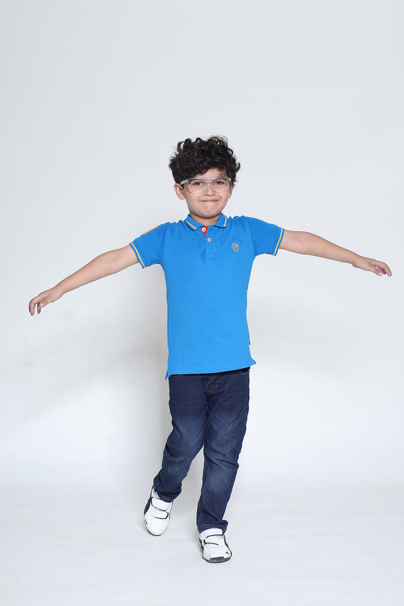 PLAIN COLOR POLO SHIRT