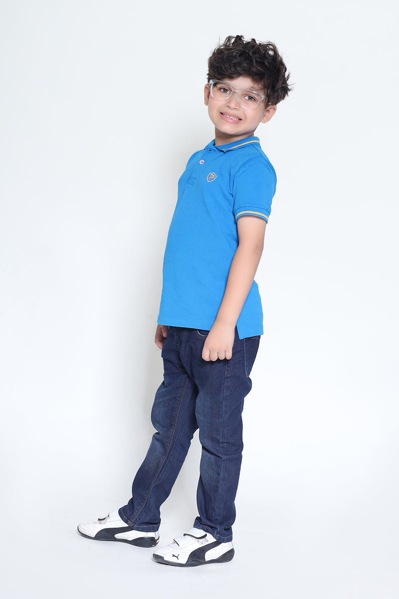 PLAIN COLOR POLO SHIRT