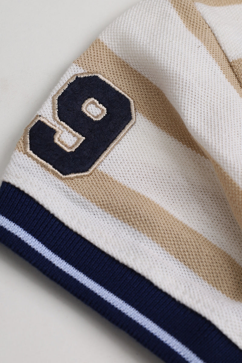 STRIPER POLO SHIRT