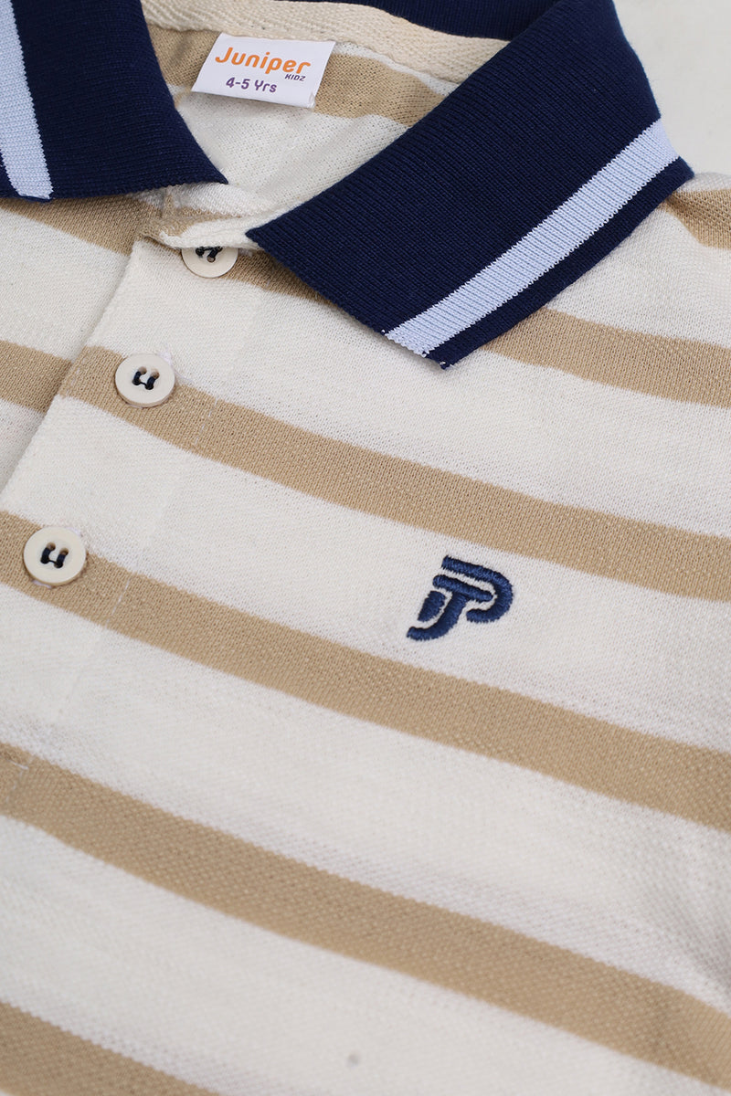 STRIPER POLO SHIRT