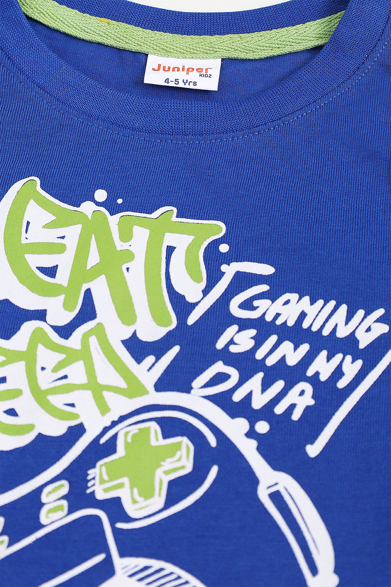 EST SLEEP PLAY PRINTED T-SHIRT