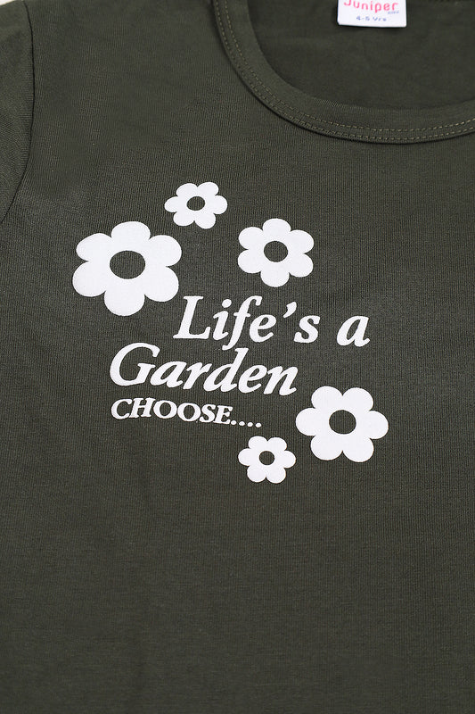 GRIL'S T-SHIRT S/SLV.
