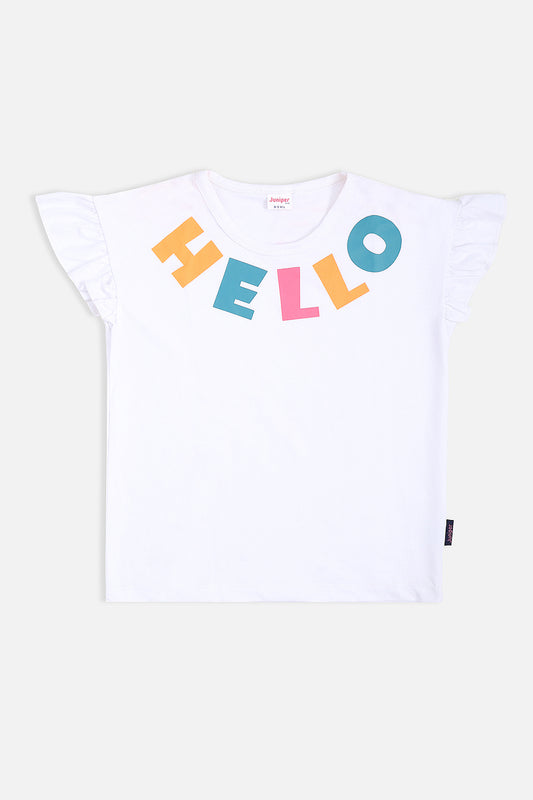 GIRL'S FRILL TOP