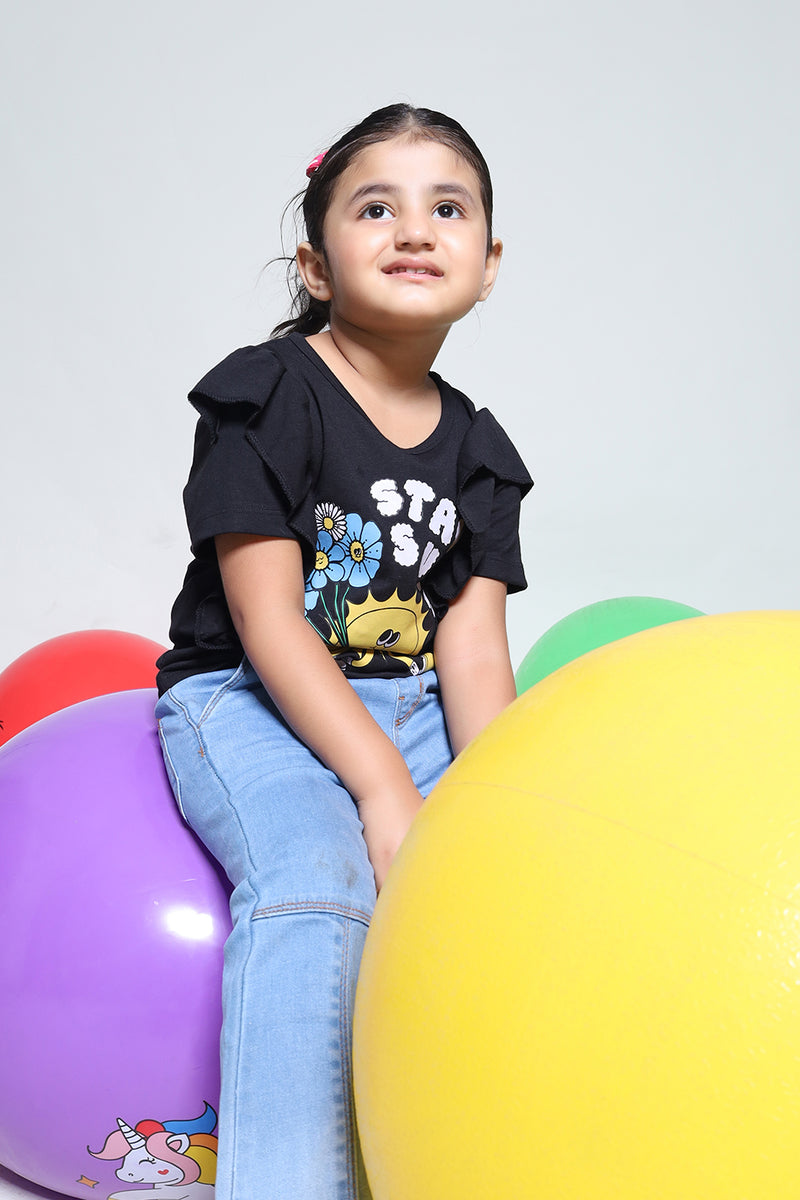 SUMMER - GIRLS TEE - STAY SUNNY