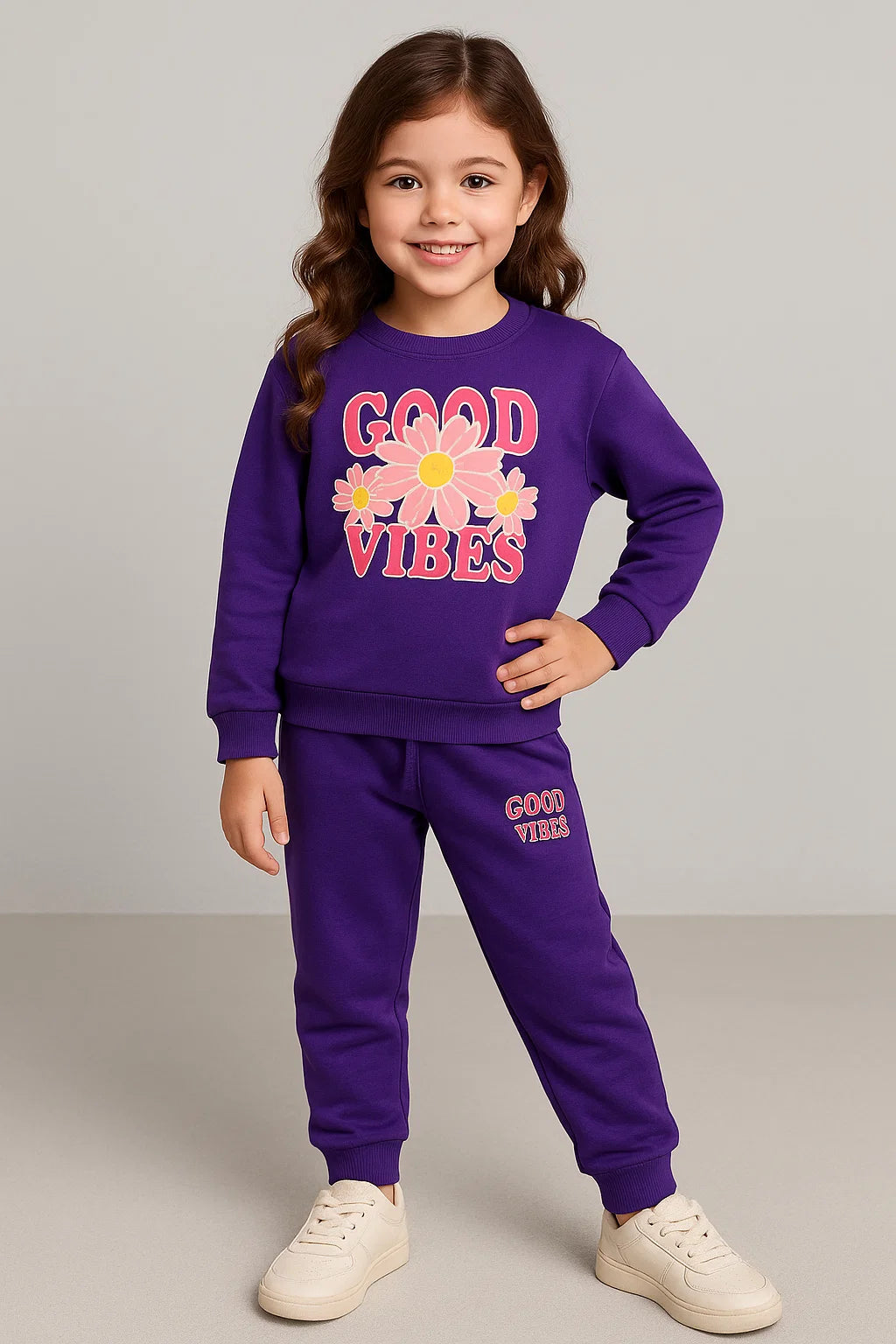 Good Vibes Girl's Track Suit